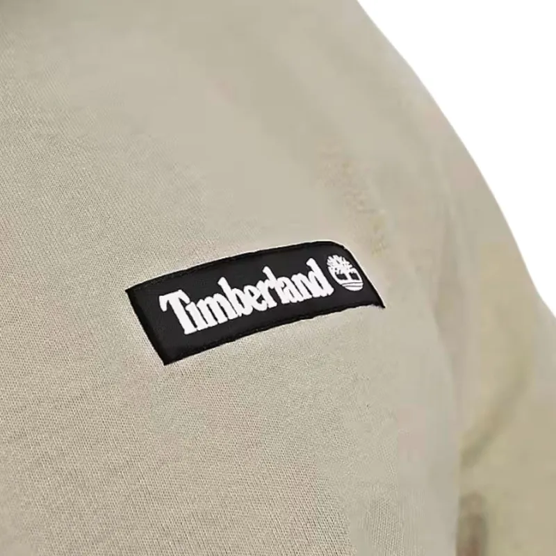 timberland mens t shirts woven badge summer casual top1