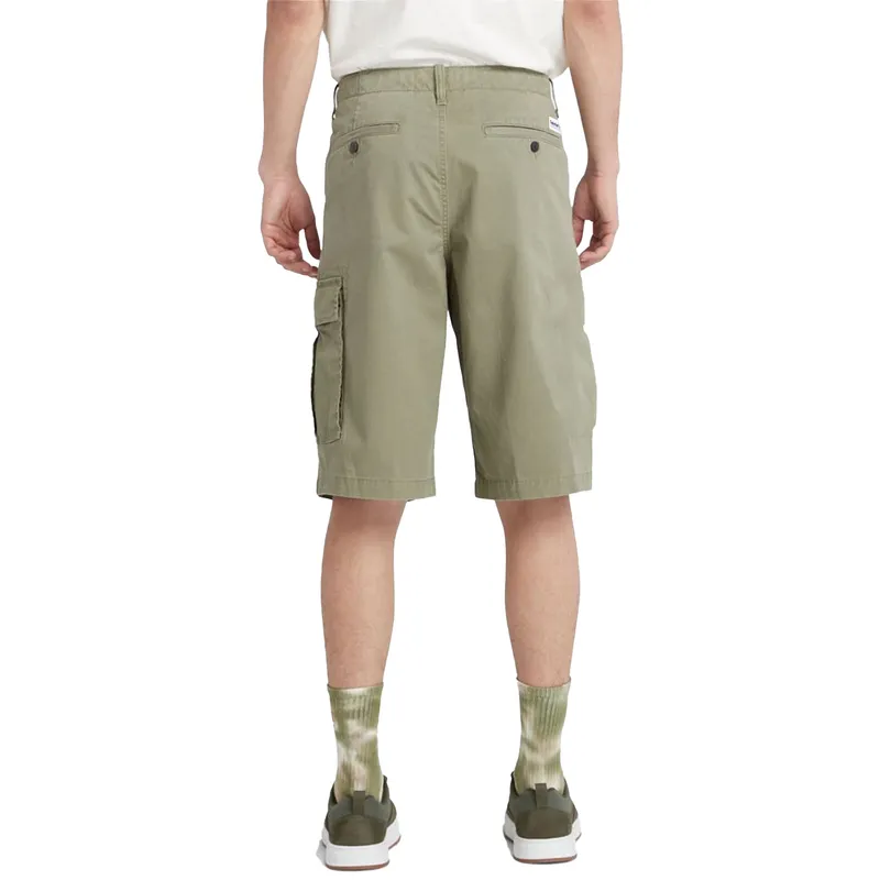 timberland mens waistband cargo shorts summer beach shorts olive1