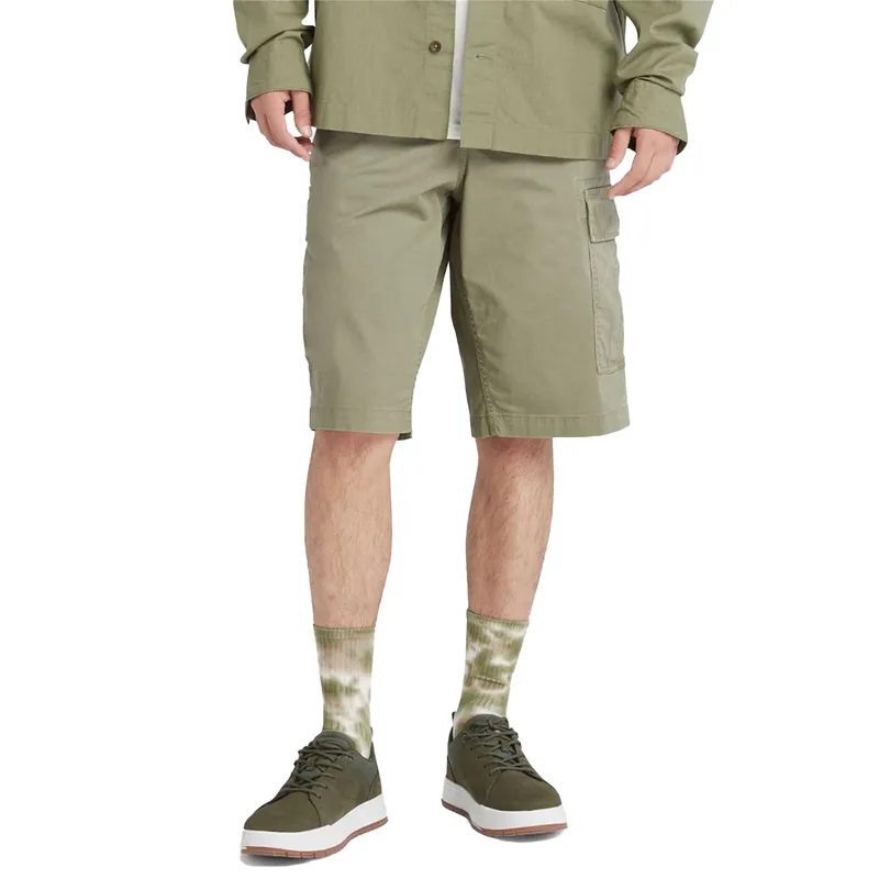 timberland mens waistband cargo shorts summer beach shorts olive2