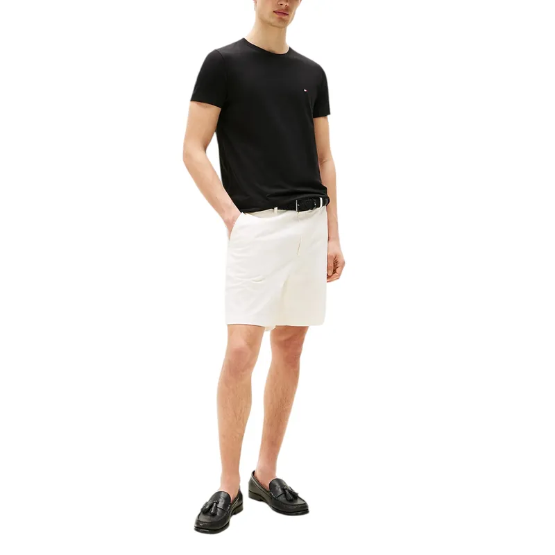 tommy hilfiger 10839 mens t shirts crew neck summer new cotton tee black1