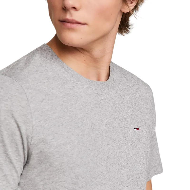 tommy hilfiger 10839 mens t shirts crew neck summer new cotton tee grey4