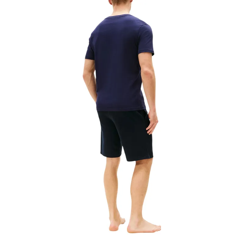 tommy hilfiger 10839 mens t shirts crew neck summer new cotton tee navy blue0