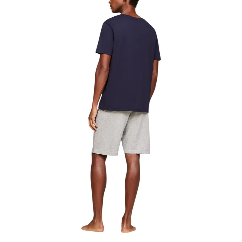 tommy hilfiger 10839 mens t shirts crew neck summer new cotton tee navy blue4