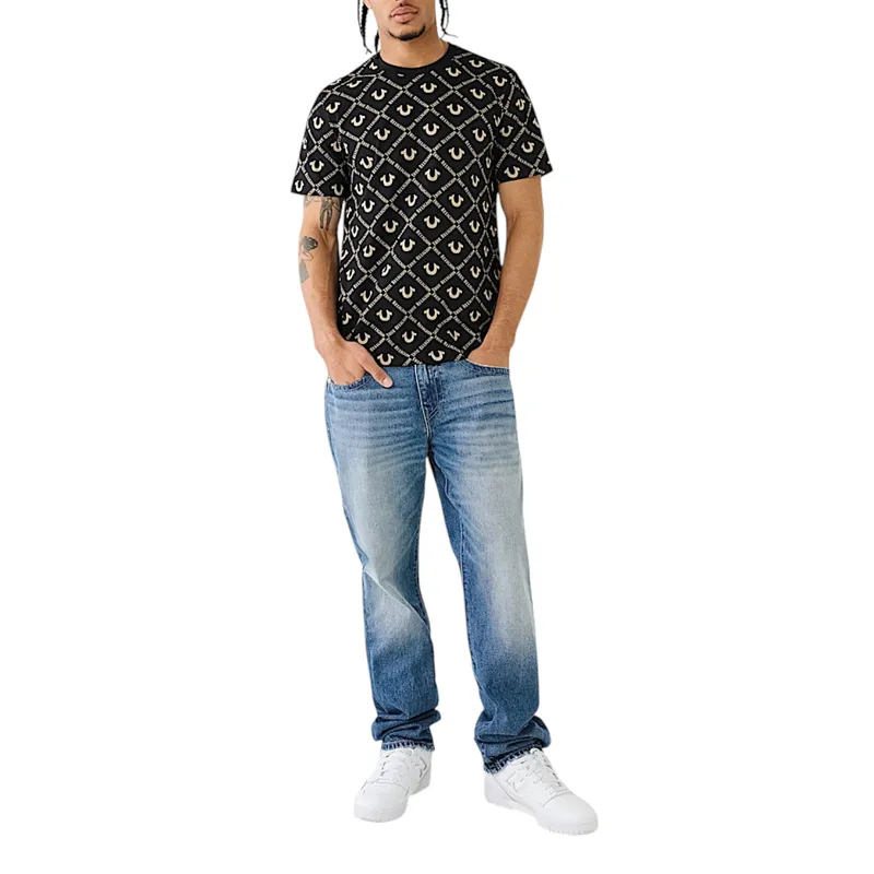 true religion 108050 mens t shirts short sleeve black0