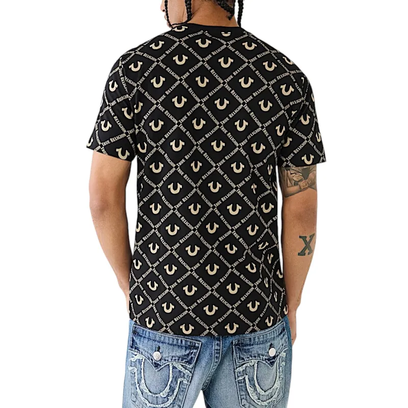 true religion 108050 mens t shirts short sleeve black2