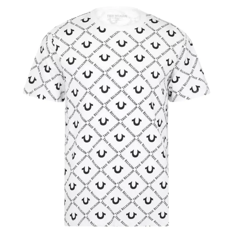 true religion 108050 mens t shirts short sleeve white2