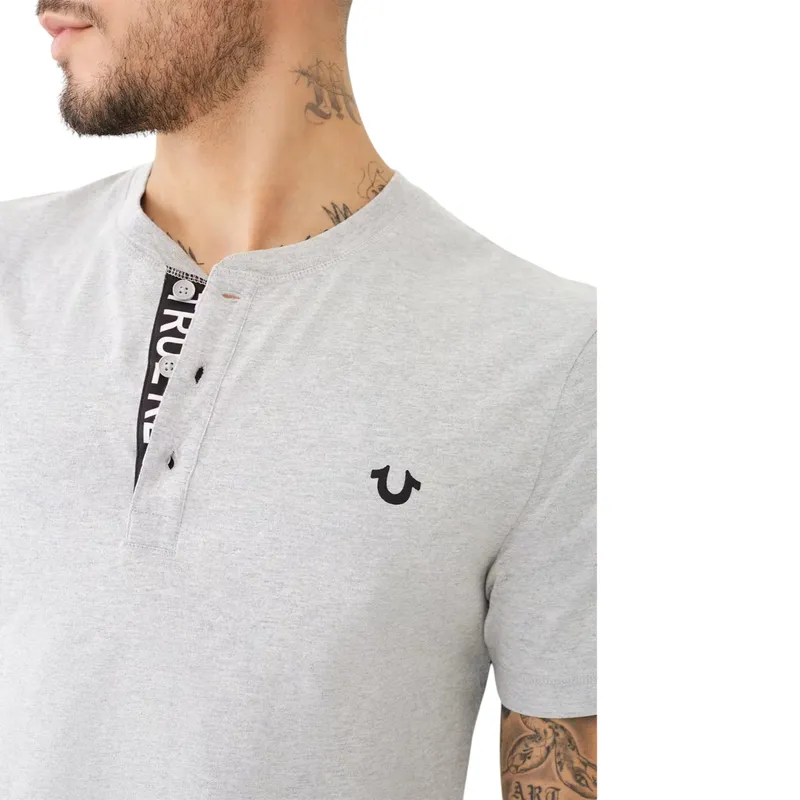 true religion 108426 mens henley t shirt grey3