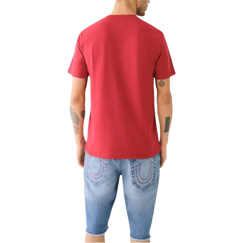 true religion 108426 mens henley t shirt red1