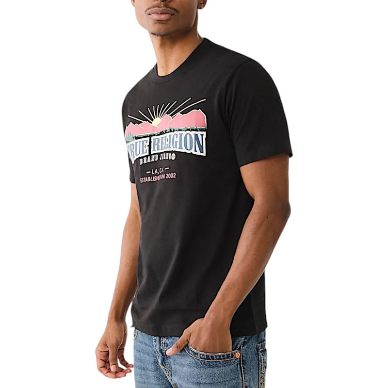 true religion 700032 mens t shirts landscape arche summer tee0