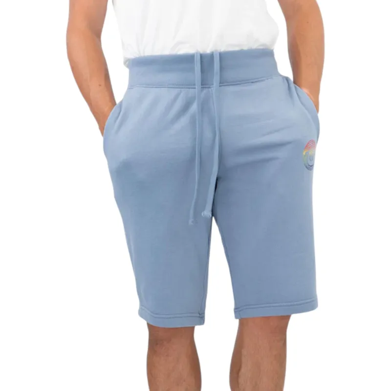 true religion mens shorts casual cotton knee summer denim blue0