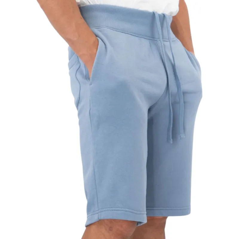 true religion mens shorts casual cotton knee summer denim blue1