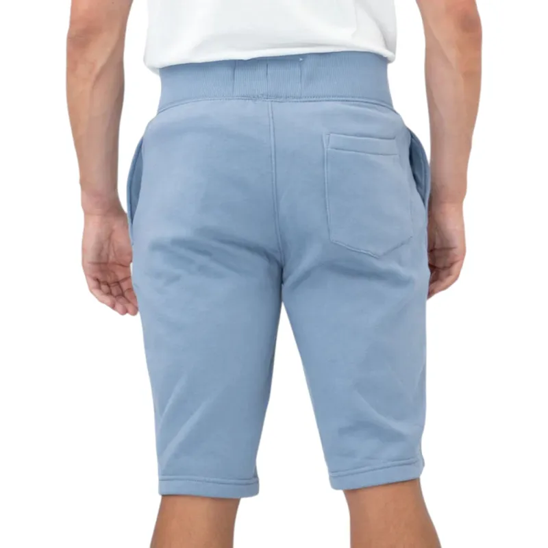 true religion mens shorts casual cotton knee summer denim blue5