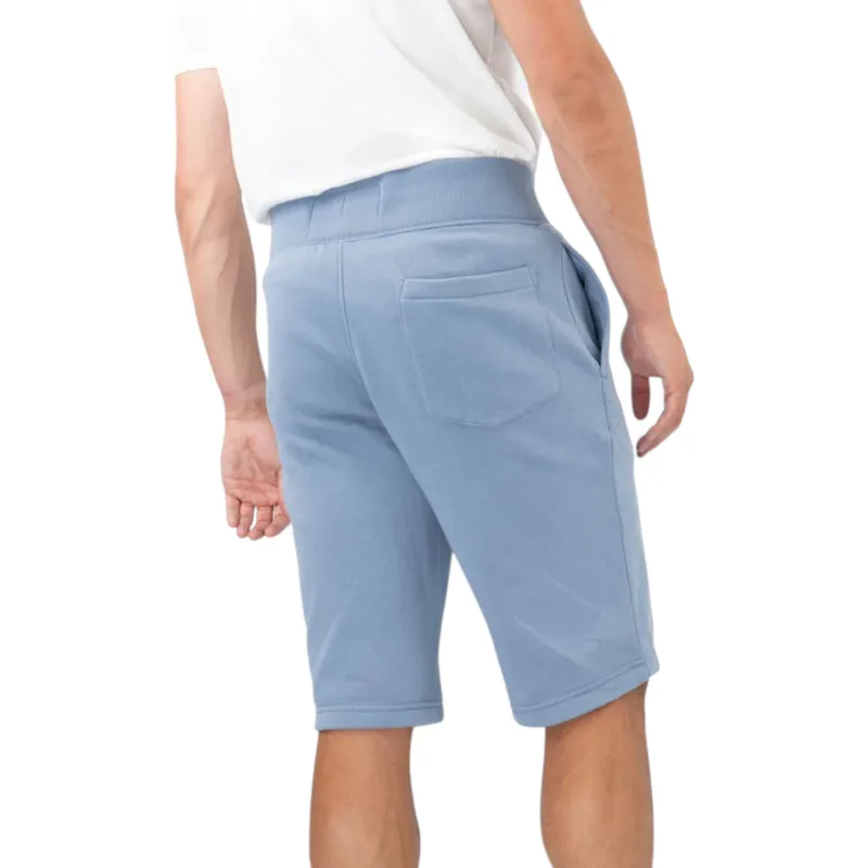 true religion mens shorts casual cotton knee summer denim blue7