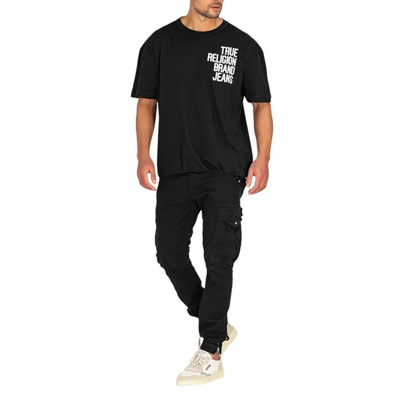 true religion mens t-shirt drop shoulder top2
