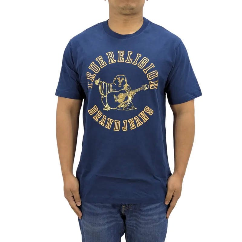 true religion mens t shirt short sleeve buddha graphic crew neck cotton tees new0