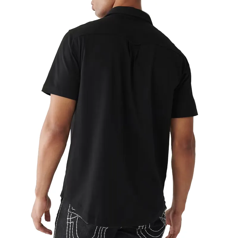 true religion shirts mens short sleeve summer cotton1