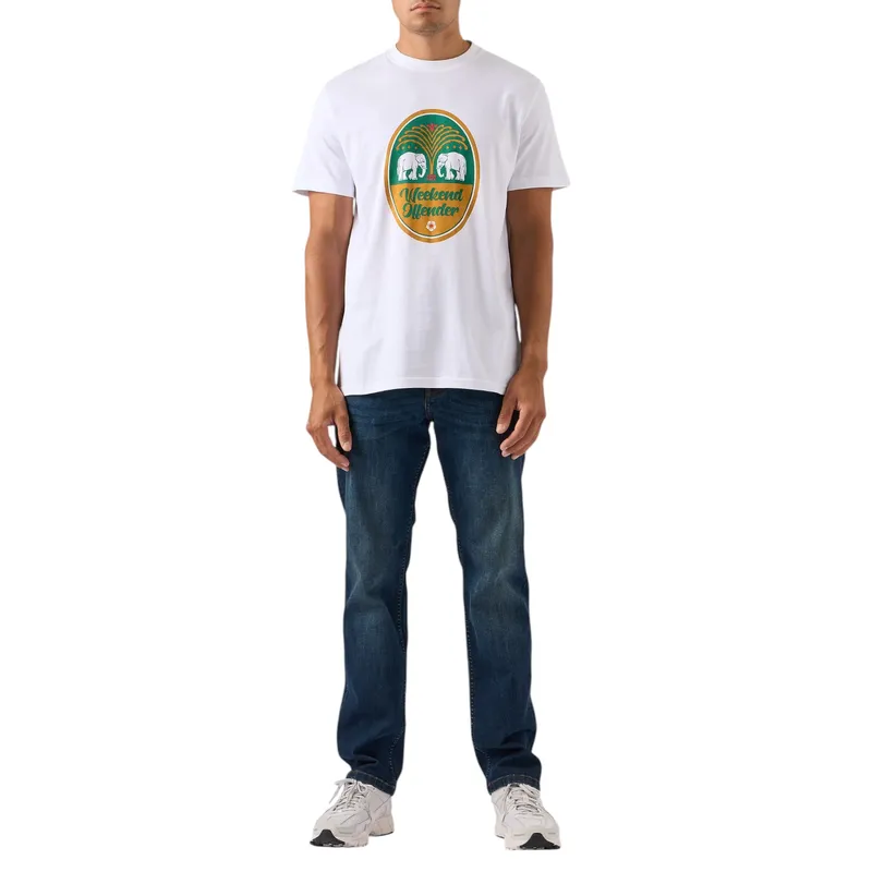 weekend offender chang graphic t-shirt short sleeve cotton tee0