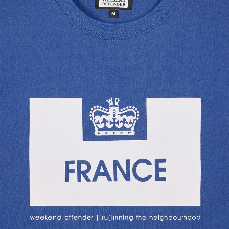 weekend offender country series mens t-shirt short sleeve cobalt blue0