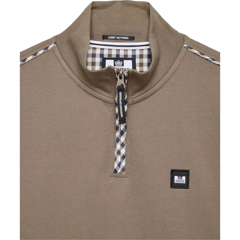 weekend offender matisa mens mid house check sweatshirt4