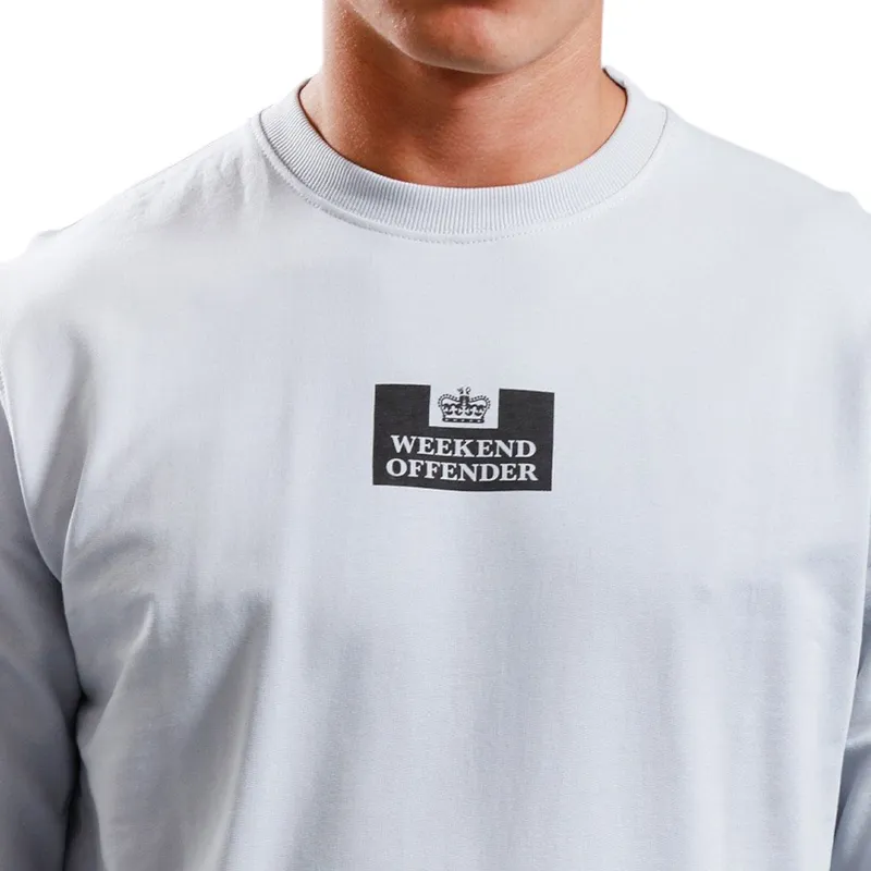 weekend offender men pullover sweatshirt silver side2