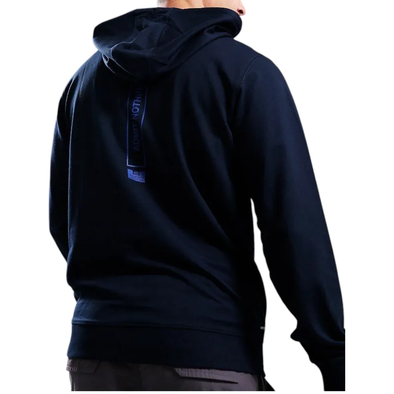 weekend offender mens hoodie long sleeve fleece pullover woan hood navy0