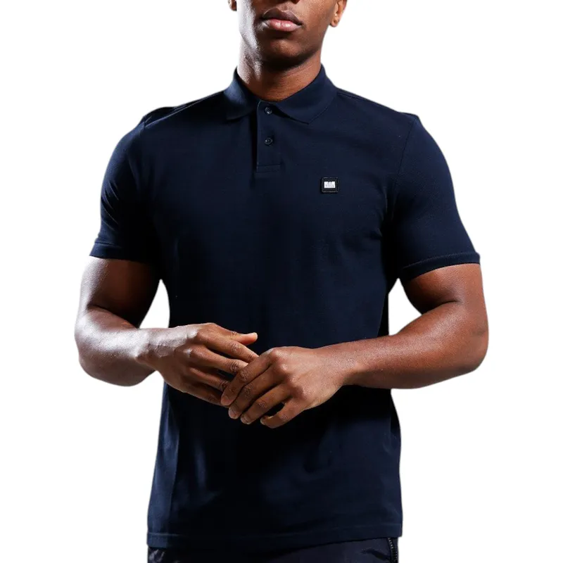 weekend offender mens polo shirt barnum summer golf polo blue0