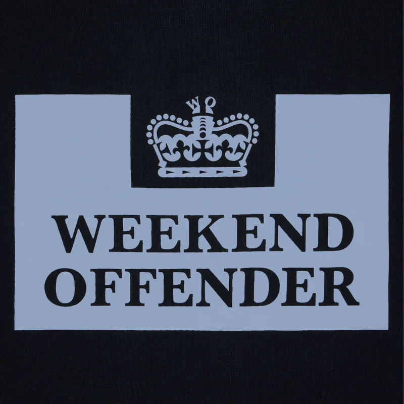 weekend offender mens sweatshirt black1