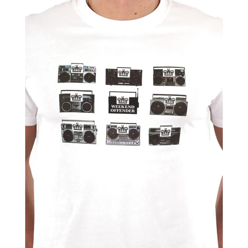 weekend offender mens t shirt boombox casual cotton tee3