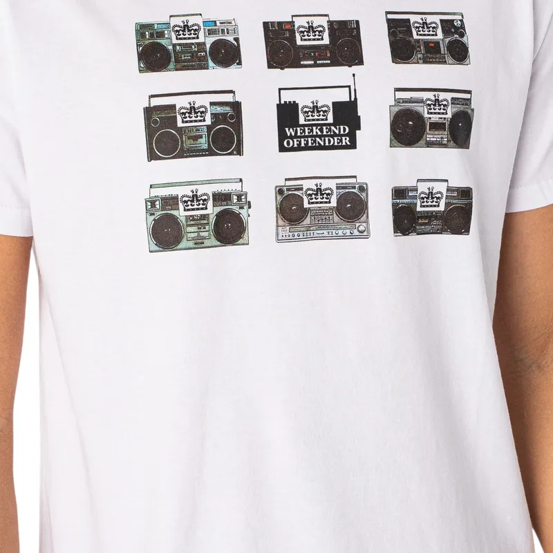 weekend offender mens t shirt boombox casual cotton tee7