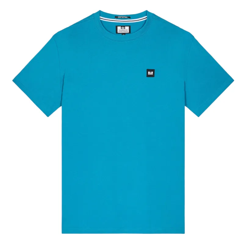 weekend offender mens t shirts cannon beach cotton kingfisher blue0