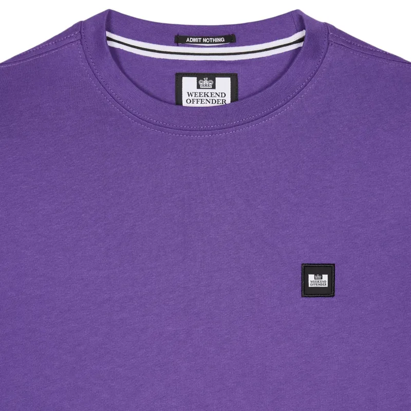 weekend offender mens t shirts cannon beach cotton purple1
