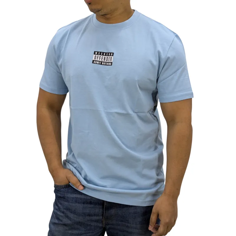weekend offender mens t shirts graphic print sky blue0