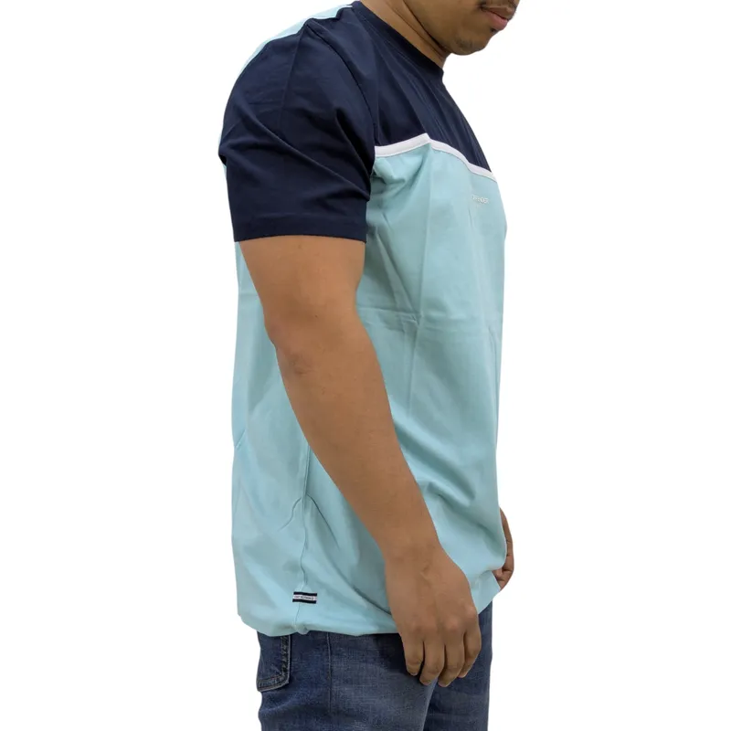 weekend offender studio 54 mens t shirt aqua and navy4