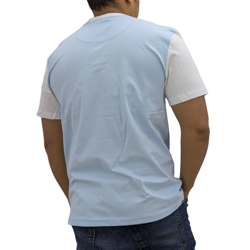 weekend offender studio 54 mens t shirt white and aquawash0