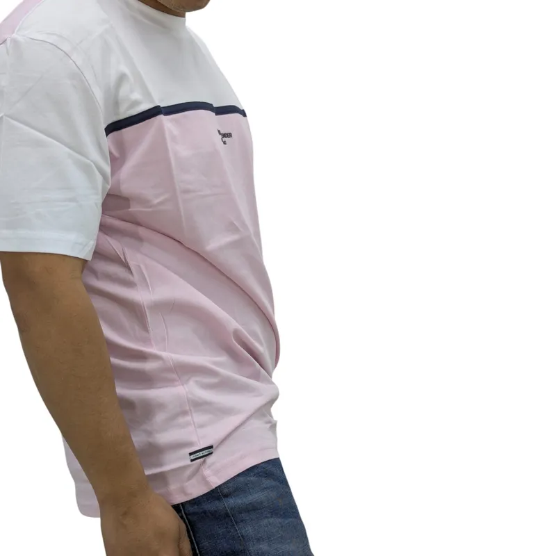 weekend offender studio 54 mens t shirt white and aquawash3