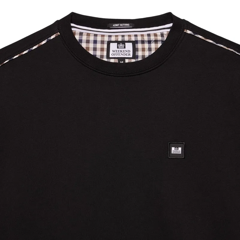 weekend offender vega mens mid house check sweatshirts6