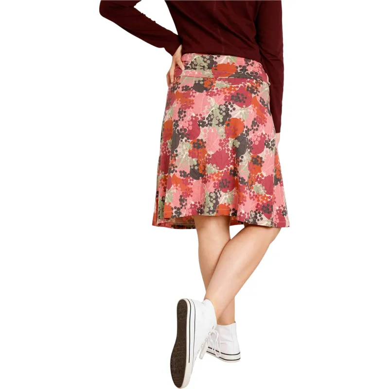 weird fish womens skirt malmo organic jersey dusty rose bottom1