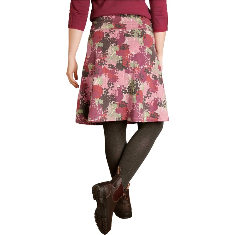 weird fish womens skirt malmo organic jersey dusty rose bottom3
