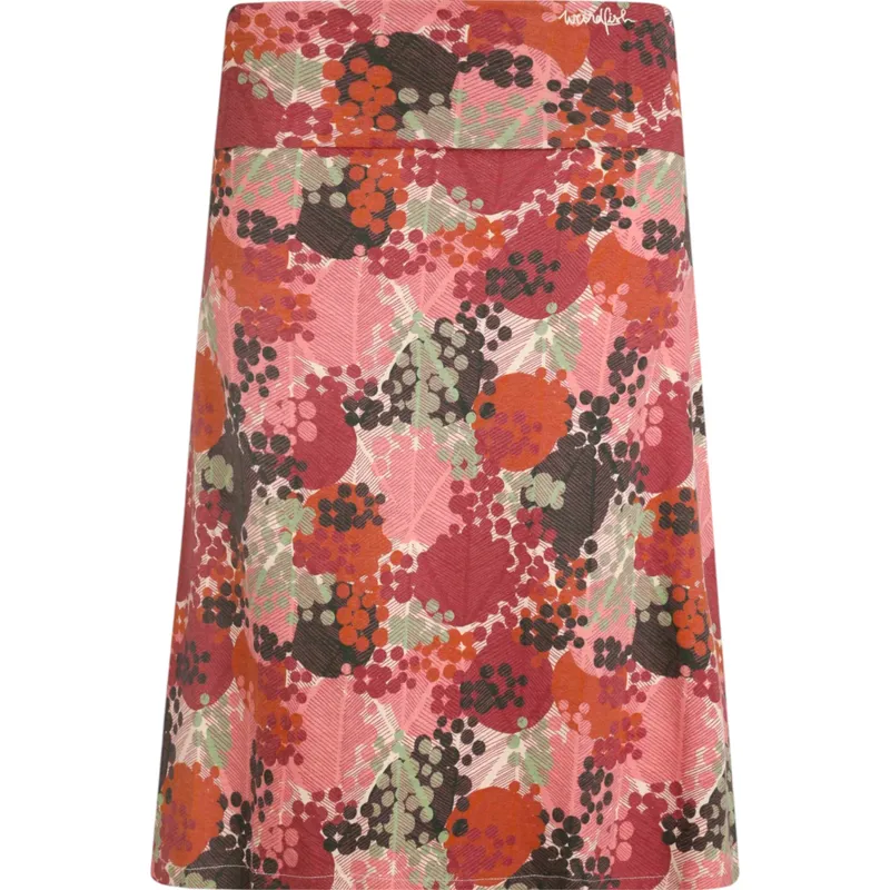 weird fish womens skirt malmo organic jersey dusty rose bottom6