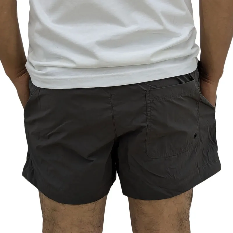 mens swimming shorts surf shorts length trunks beachwear charcoal grey0