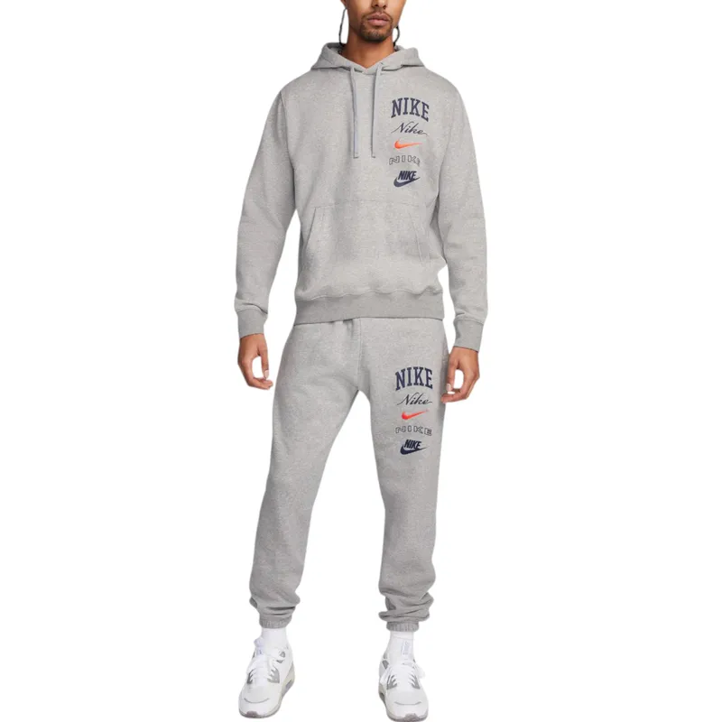 nike fn2635 mens fleece sweat hoodie grey0