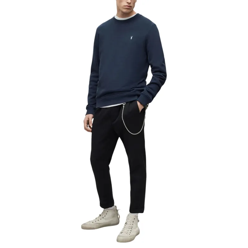 all saints reven mens sweatshirts pullover jumper navy0