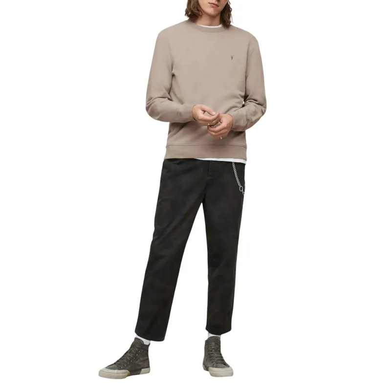 all saints reven mens sweatshirts pullover jumper beige0