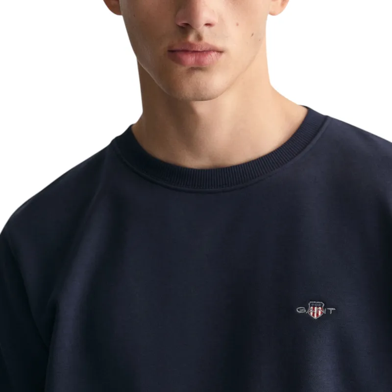 gant shield mens pullover sweatshirt embroidered0