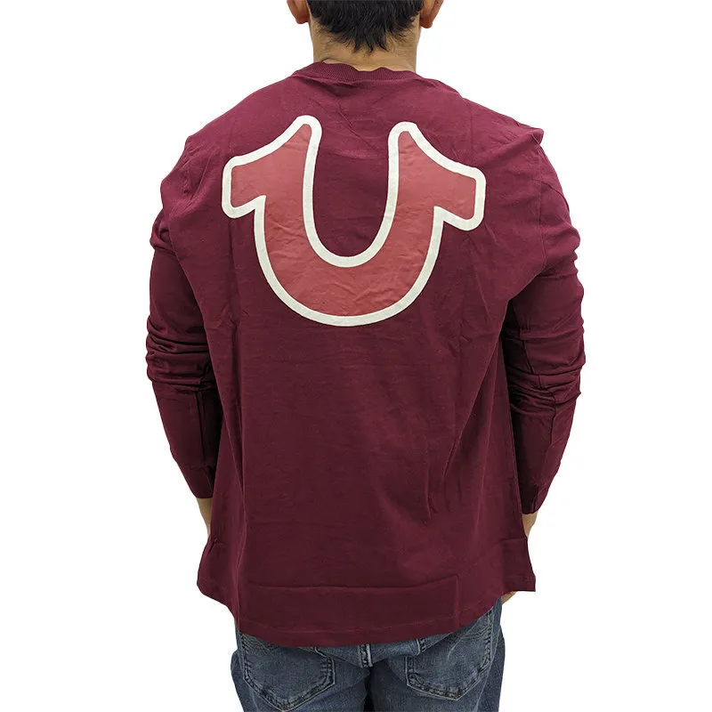 true religion 107704 mens t shirts ruby red0