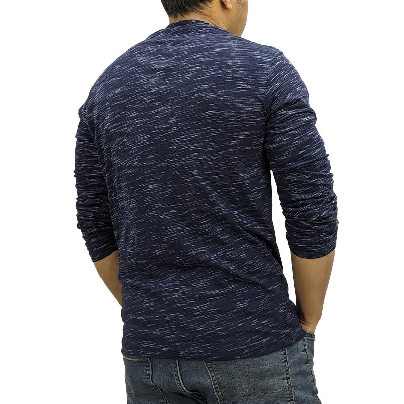 jack & jones mens long sleeve t shirts crew neck top navy lines0