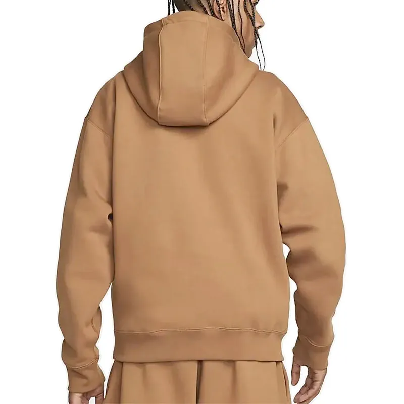 nike cv0552 mens pullover hoodie oversized top brown0