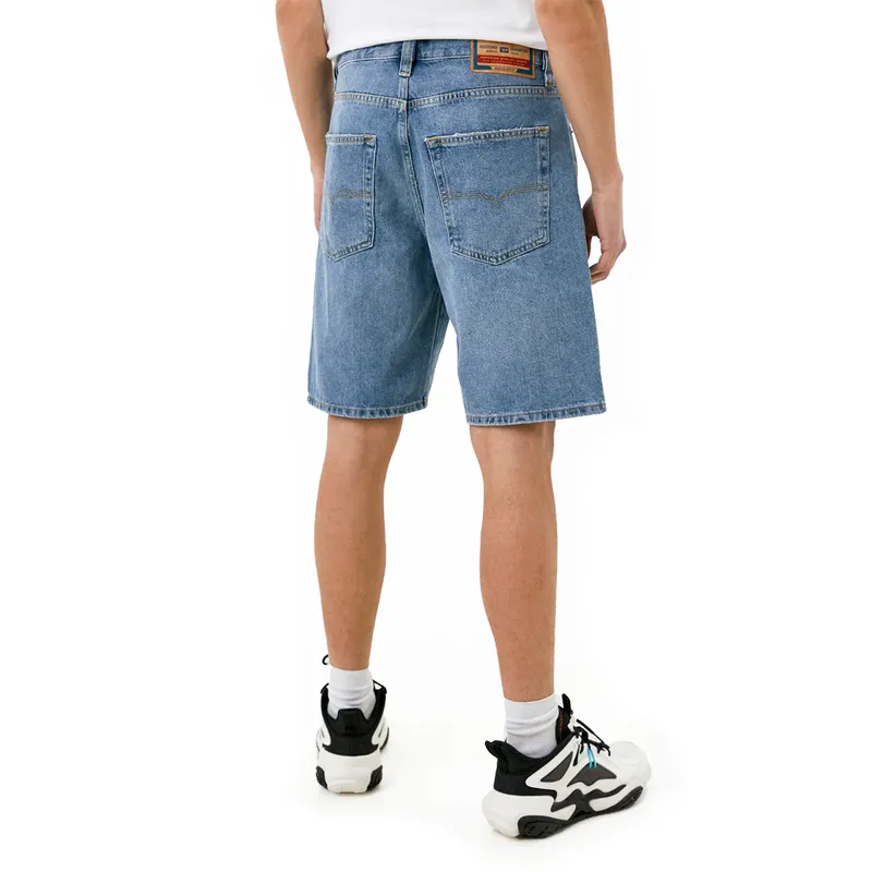 diesel regular-short mens denim shorts casual summer beachwear blue0