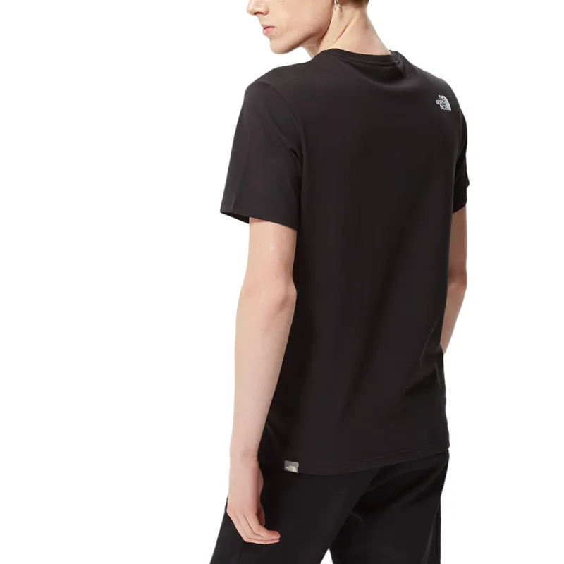 the north face mens t shirts woodcut dome soft cotton tee black0