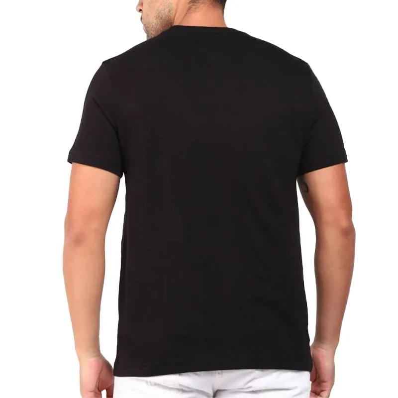 tommy hilfiger mens t shirt crew neck signature stripe tino tee black0